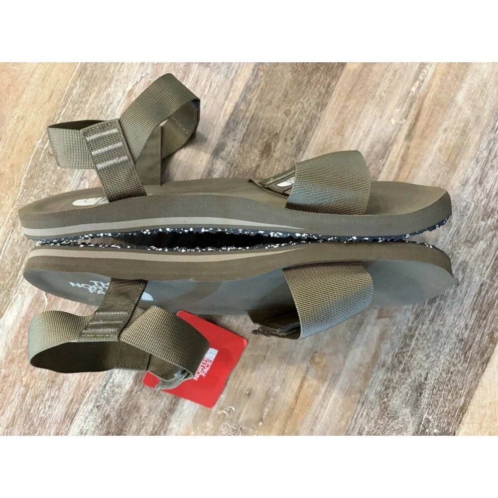 The North Face Skeena Sandals Men’s Size 12 TNF Military Olive Mineral Grey NWT